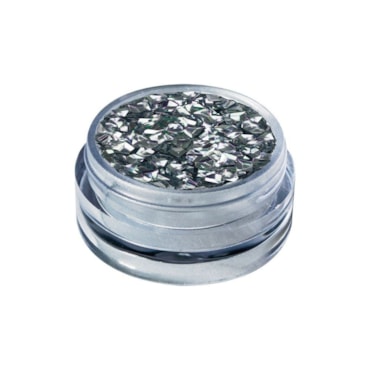 Glitter Colormake Shine Diamante 3d Prata 2g