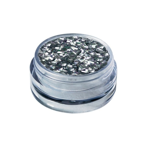 Glitter Colormake Shine Diamante 3d Prata 2g