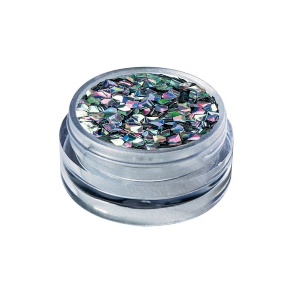 Glitter Colormake Shine Diamante 3d Prata Holográfico 2g