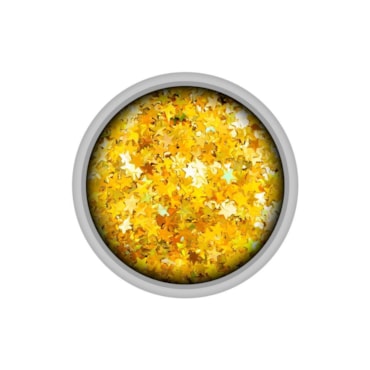 Glitter Colormake Shine Estrela Ouro 2g