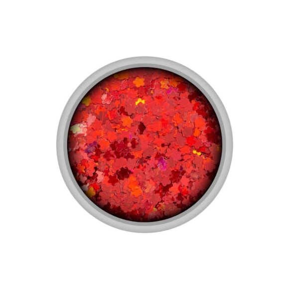 Glitter Colormake Shine Flor Vermelho 2g
