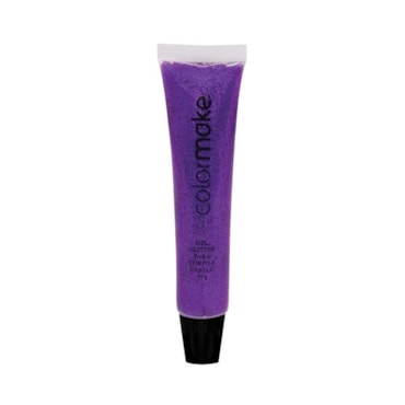 Glitter Gel Colormake Bisnaga 30g Roxo