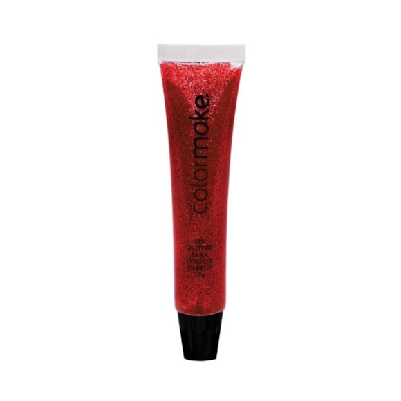 Glitter Gel Colormake Bisnaga 30g Vermelho