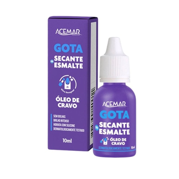 Gota Secante Esmalte Acemar Óleo De Cravo