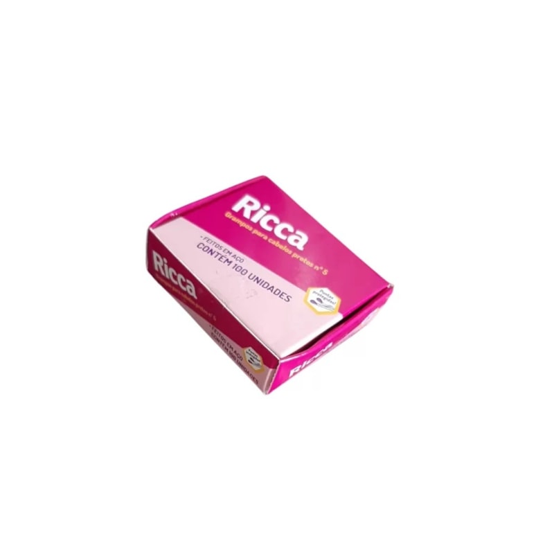 Grampo de Cabelo Ricca N.5 Loiro com 100un