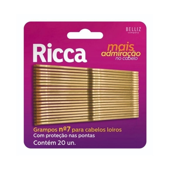 Grampo Ricca N.7 C/20 Loiro 343