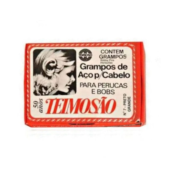 Grampos De Cabelo Teimoso Nº7 Preto c/100un 