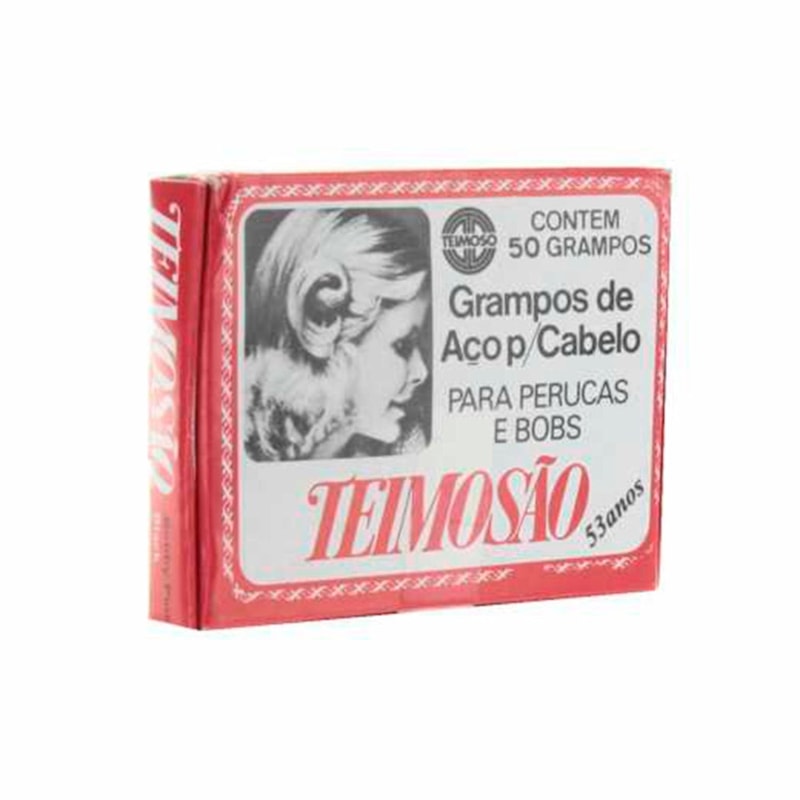 Grampos de Cabelo Teimoso Nº7 Preto c/50un