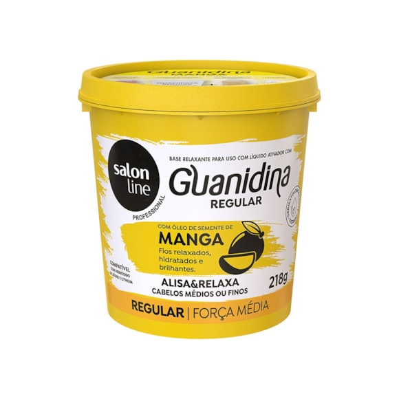 Guanidina Óleo Semente De Manga Alisa e Relaxa Salon Line