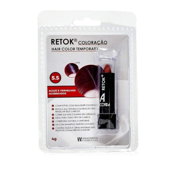 Hair Color Retok Anaconda Acaju