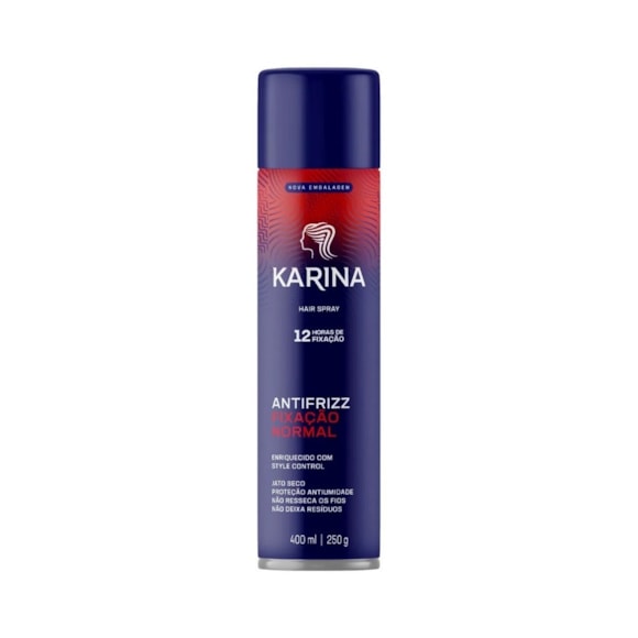 Hair Spray Karina Versatilidade E Vitalidade Normal 400Ml