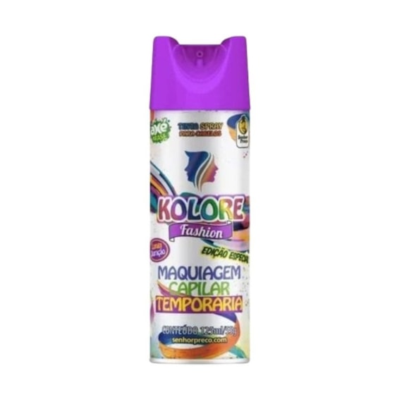 Hair Spray Kolore Fashion Roxo 125ml
