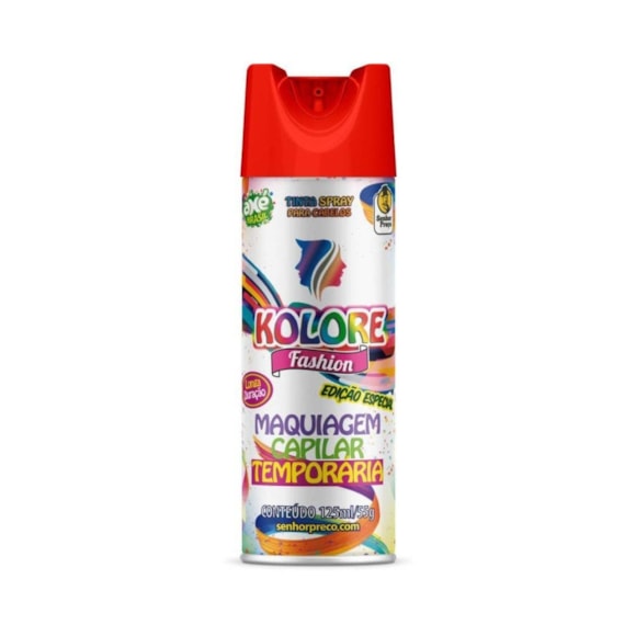Hair Spray Kolore Fashion Vermelho 125ml