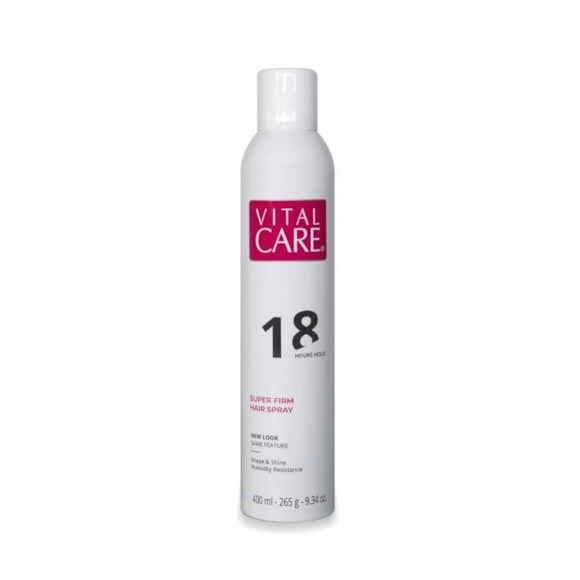 Hair Spray Vital Care Super Firm Shape E Shine 18H 