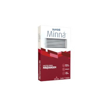 Hastes Flexíveis Minná Maquiagem c/75un