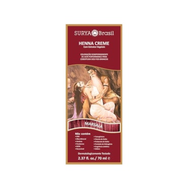 Henna Creme Natural Surya Marsala