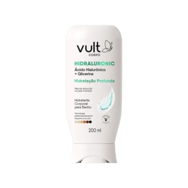 Hidratante Corporal Vult Corpo Banho Hidraluronic Hidratação Profunda 200ml