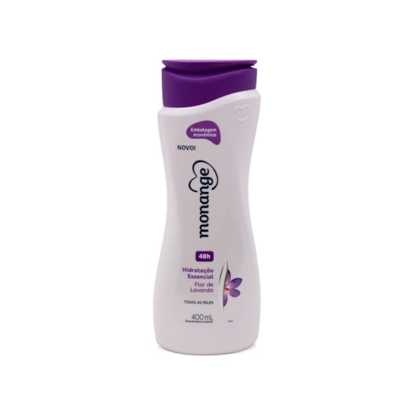 Hidratante Desodorante Monange Hidratação Nutritiva Flor de Lavanda 400ml