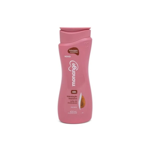 Hidratante Monange Hidratação Intensiva Leite de Amêndoas Pele Seca com Ação Desodorante 400ml