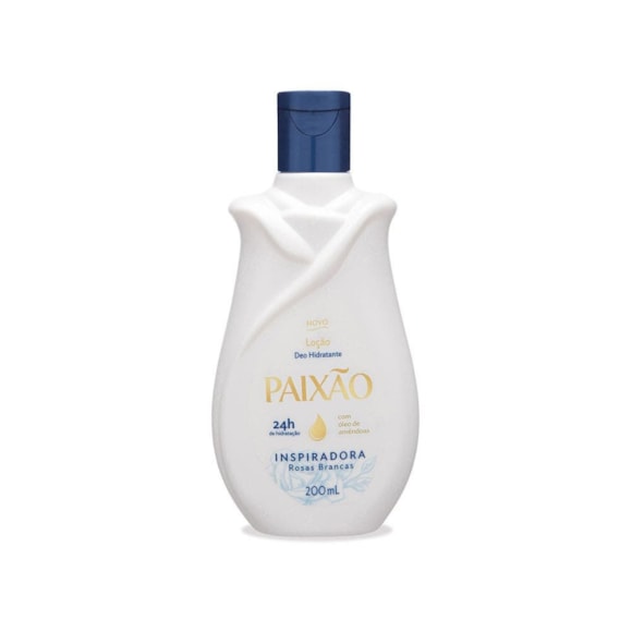 Hidratante Paixão Inspiradora com Óleo de Amêndoas ação desodorante 200ml