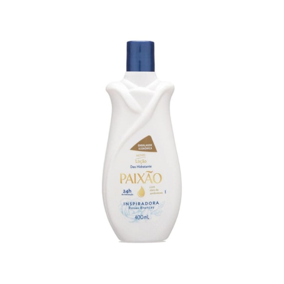 Hidratante Paixão Inspiradora com Óleo de Amêndoas ação desodorante 400ml