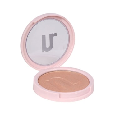 Iluminador Compactado Nina Makeup Instant Glow Champagne