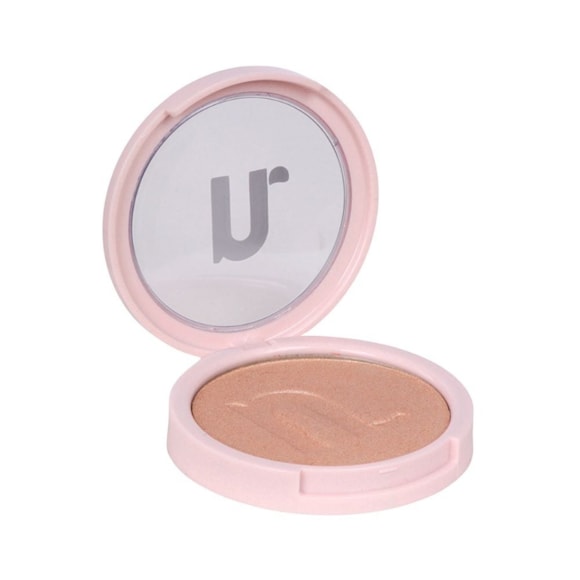 Iluminador Compactado Nina Makeup Instant Glow Champagne