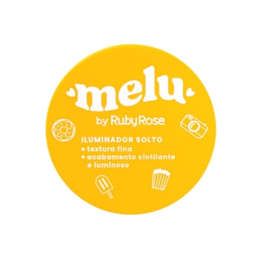 Iluminador Pó Solto Ruby Rose Melu RR8611