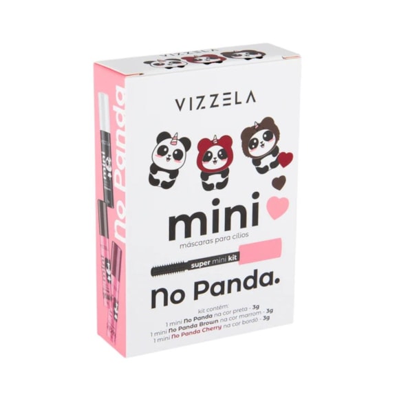 Kit 3 Mini Máscaras de cílios - Vizzela