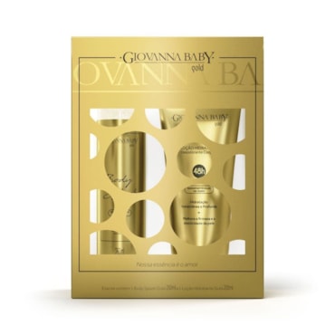 Kit Body Loção Giovanna Baby Gold