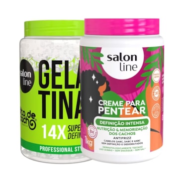 Kit Creme Para Pentear Definio Intensa + Gelatina Super Definio