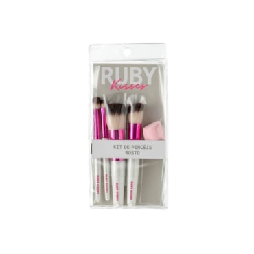 Kit de Pincéis Ruby Kisses Rosto c/5un