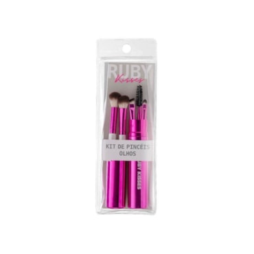 Kit de Pincéis Ruby Kisses Rosto e Olhos