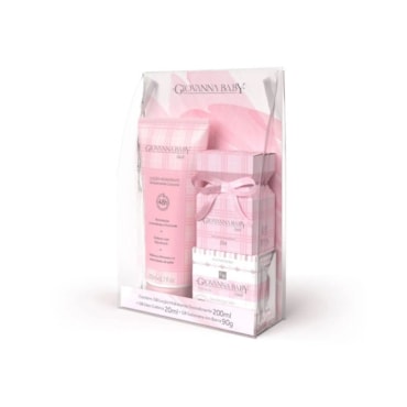 Kit Deo Colônia 20ml + Loção Hidratante 200ml + Sabonete Vegetal 90gr Giovanna Baby Classic