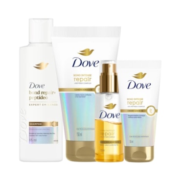Kit Dove Bond Intense Repair Completo – 4 Produtos 175ml