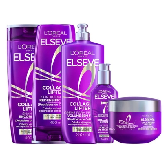 Kit Elseve Collagen Lifter Completo 5 Unidades 400ml