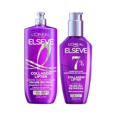 Kit Elseve Collagen Lifter Creme de Pentear + Leave In
