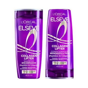 Kit Elseve Collagen Lifter Shampoo + Condicionador 400ml