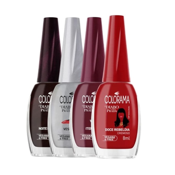 Kit Esmalte Colorama Coleção Diabo Veste Prada