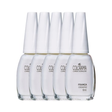 Kit Esmalte Colorama Cremoso França 5 (Unidades)