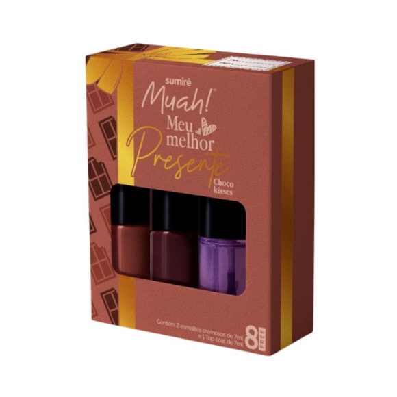 Kit Esmalte Muah! 3 Unidades