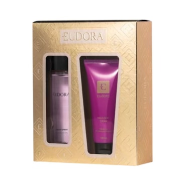 Kit Eudora Indulgent Body Spray 100ml + Loção Hidratante 100ml