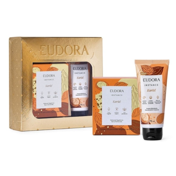 Kit Eudora Instance Karite Sabonete e Hidratante