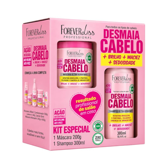 Kit Forever Liss Desmaia Cabelo