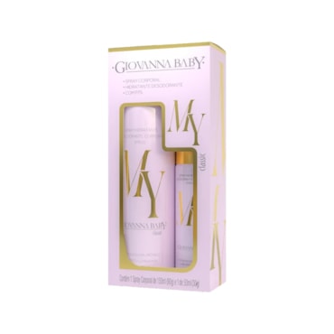 Kit Giovanna Baby My Desodorante Aerosol 150ml + 50ml Hidra Classic