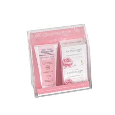 Kit Giovanna Baby Vegetais Eterno Encanto Classic Hidratante + Sabonete 