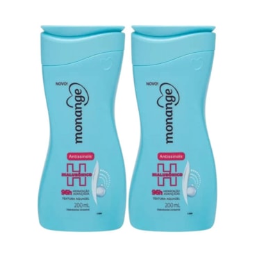 Kit Hidratante Corporal Monange Antissinais Hialurônico 200ml