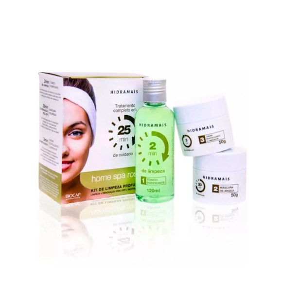 Kit Home Spa Facial Hidramais