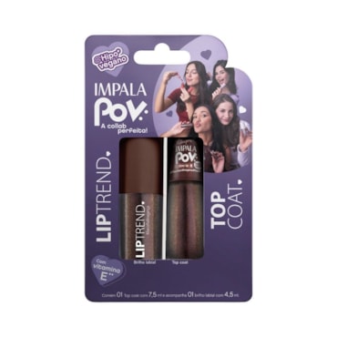 Kit Impala Pov Marcella Esmalte Glow Up + LipTrend