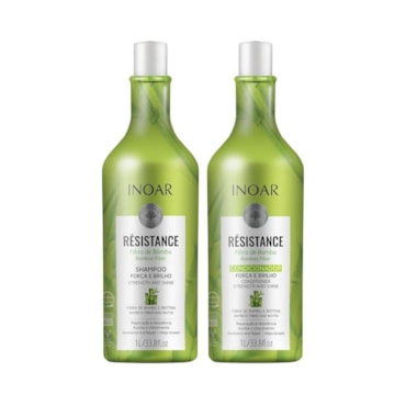 Kit Inoar Resistance Bambu Shampoo + Condicionador 1L